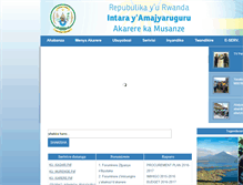 Tablet Screenshot of musanze.gov.rw